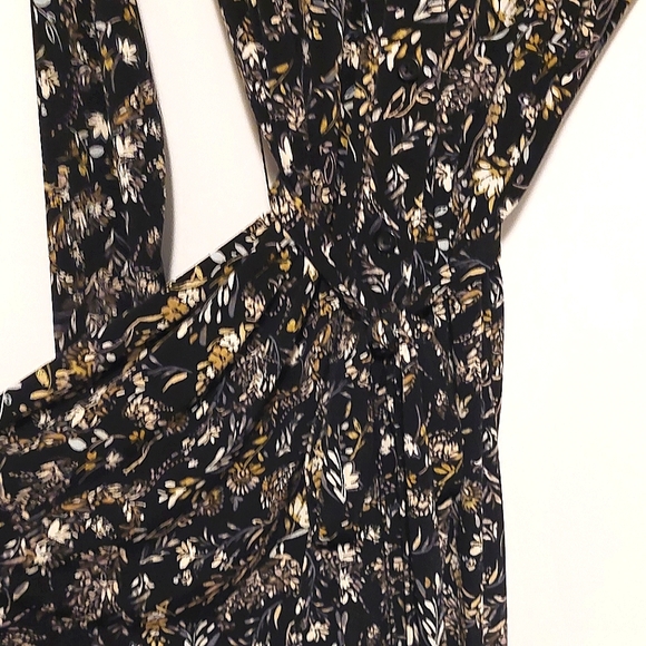 π£ Joe Fresh Women's Floral Button-Down Tie Waist Long Sleeved Dress NWT Size XS - Picture 7 of 11